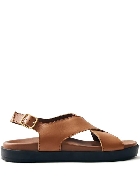  Alohas Nico Cross-strap Sandals - Brown 