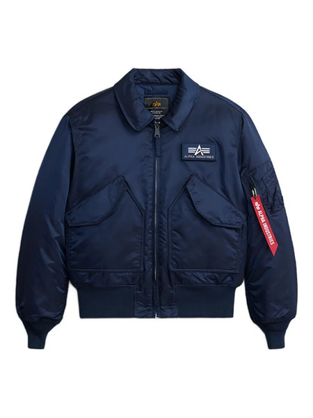  Alpha Industries Cwu 45/p Bomber Jacket - Blue 