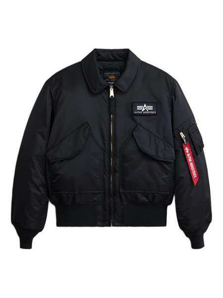  Alpha Industries Cwu 45/p Flight Jacket - Black 