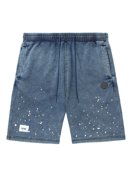 Alpha Industries Denim Shorts - Blue 