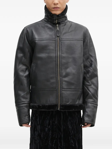  Alpha Industries High-neck Zip Jacket - Black 
