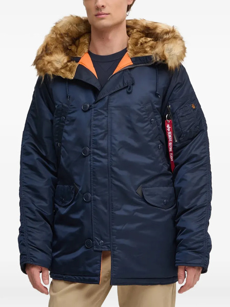  Alpha Industries Hooded Jacket - Blue 