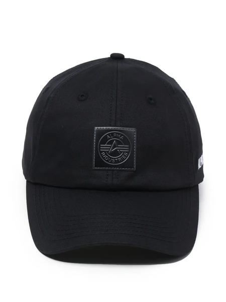  Alpha Industries Logo-patch Baseball Cap - Black 