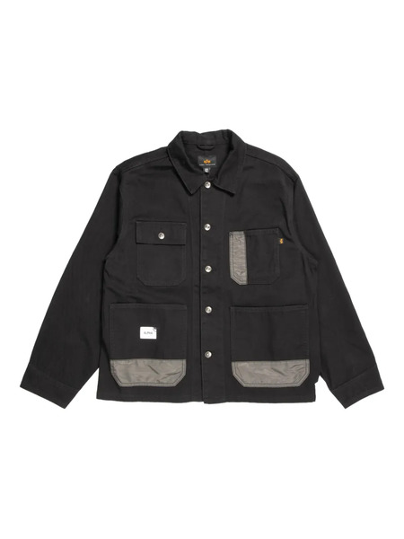  Alpha Industries Logo-patch Shirt Jacket - Black 