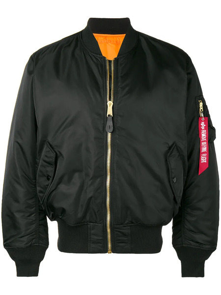  Alpha Industries Loose Bomber Jacket - Black 