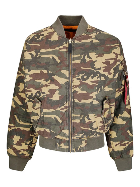  Alpha Industries Ma-1 Camouflage Jacket - Green 