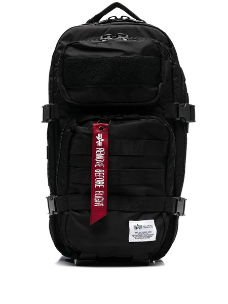  Alpha Industries Multi-pocket Backpack - Black 