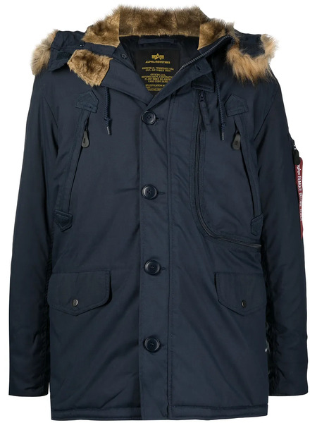  Alpha Industries Polar Padded Jacket - Blue 