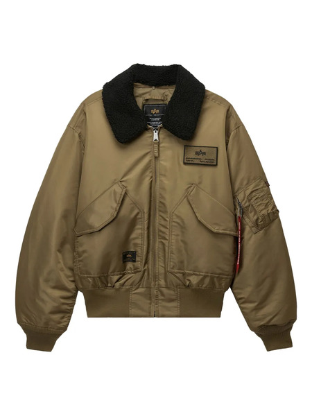  Alpha Industries Sherpa-collar Bomber Jacket - Neutrals 