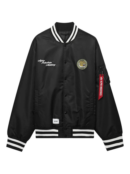  Alpha Industries Tiger-patch Bomber Jacket - Black 