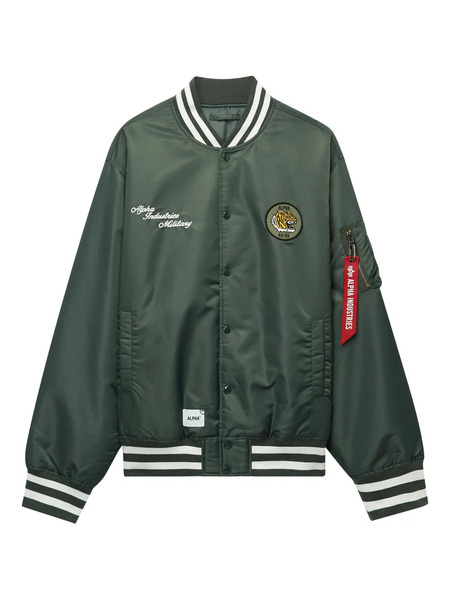  Alpha Industries Tiger-patch Bomber Jacket - Green 