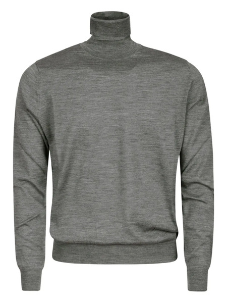  Alpha Industries Turtleneck Merino-wool Sweater - Grey 