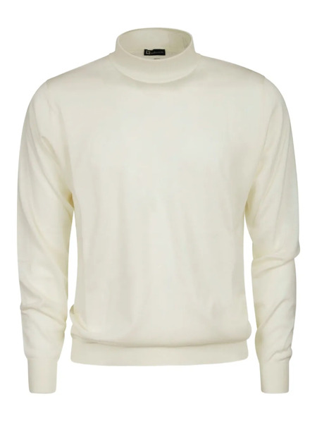  Alpha Industries Turtleneck Wool Sweater - White 