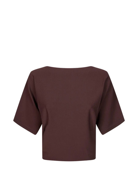  Alpha Studio Kimono Viscose Top - Brown 