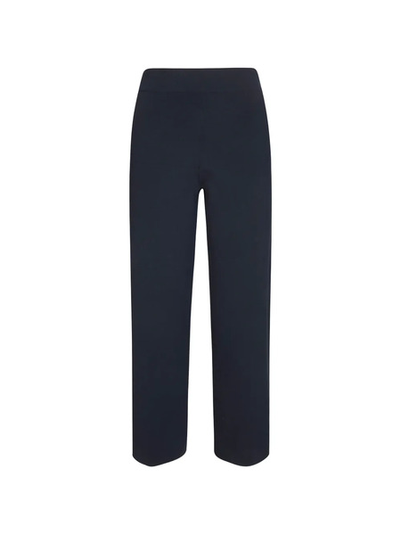  Alpha Studio Ribbed-knit Trousers - Blue 