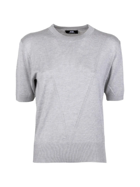  Alpha Studio Seam Detail T-shirt - Grey 