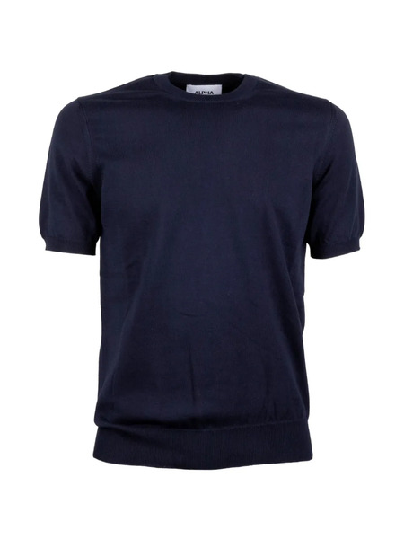  Alpha Studio Short Sleeve T-shirt - Blue 