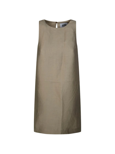  Alpha Studio Sleeveless A-line Mini Dress - Neutrals 