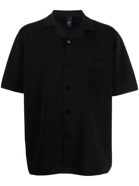  Alpha Tauri Patch-pocket Button-up Shirt - Black 