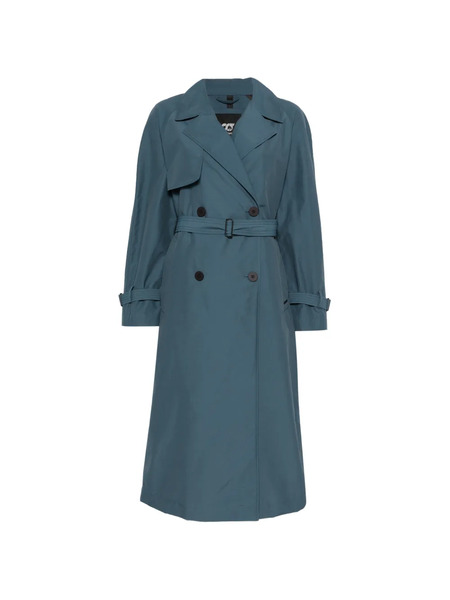  Alphatauri Belted Double-breasted Coat - Blue 