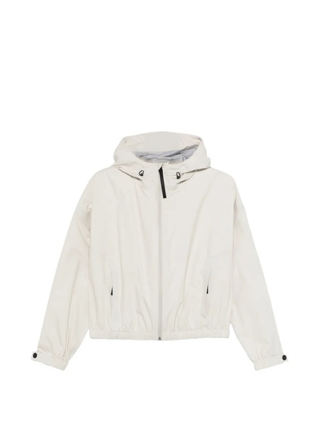  Alphatauri Hooded Zip-up Rain Jacket - Neutrals 