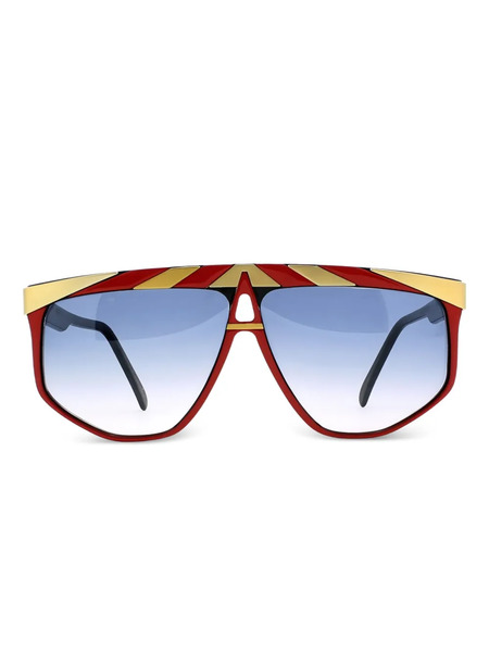  Alpina G82 Navigator-frame Sunglasses - Red 