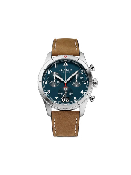  Alpina Startimer Pilot Quartz Chronograph Big Date 41mm - Blue 