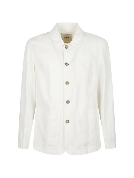  Altea Button-up Overshirt - White 