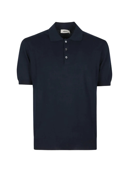  Altea Button-up Polo Shirt - Blue 