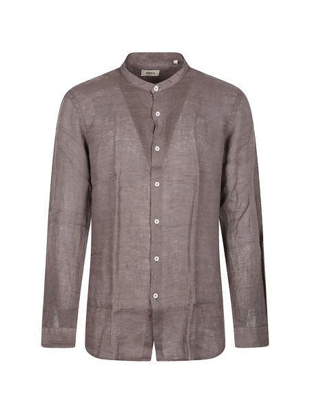  Altea Collarless Button Shirt - Grey 