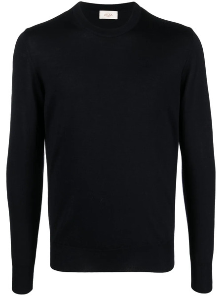  Altea Crew-neck Virgin-wool Jumper - Blue 