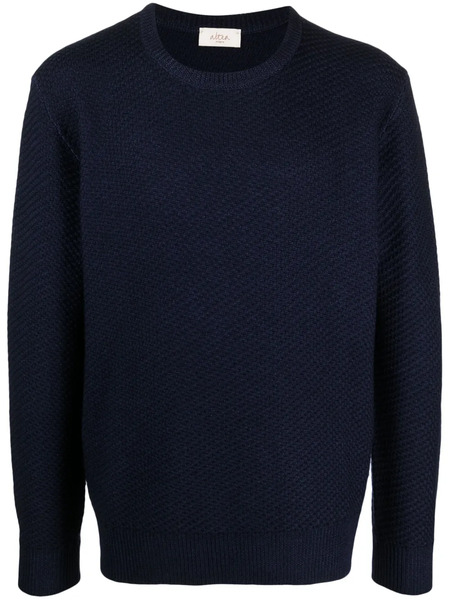  Altea Crew-neck Virgin-wool Jumper - Blue 