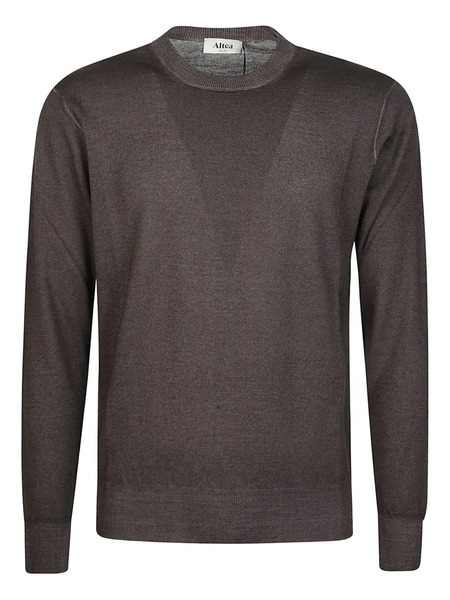  Altea Crew-neck Wool Sweater - Brown 