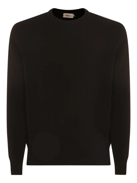  Altea Crew-neck Wool Sweater - Brown 