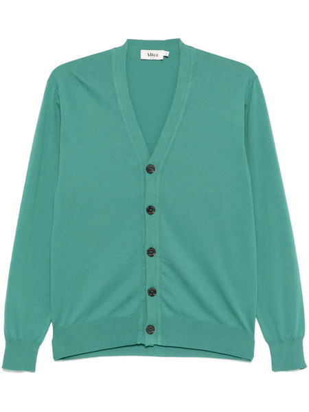  Altea Fine-knit Cardigan - Green 