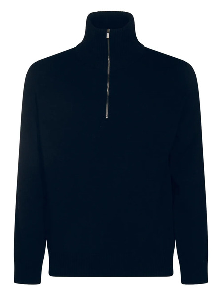  Altea High-neck Half-zip Sweater - Blue 