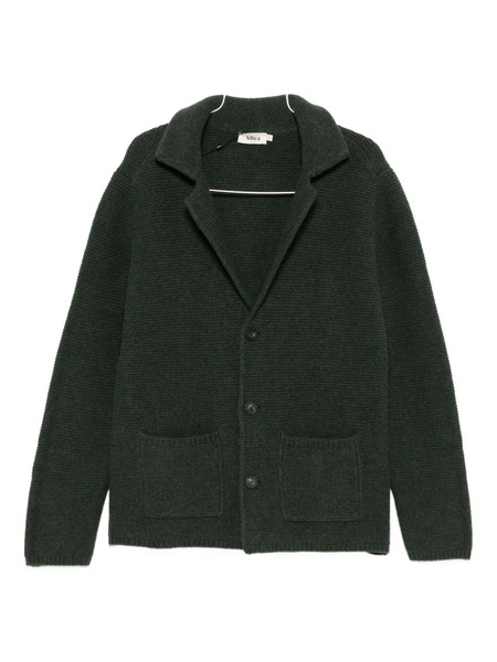  Altea Notched-lapel Cardigan - Green 