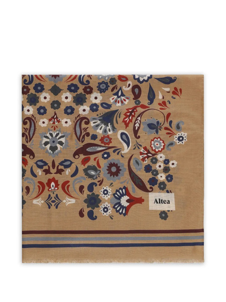  Altea Paisley-print Scarf - Neutrals 