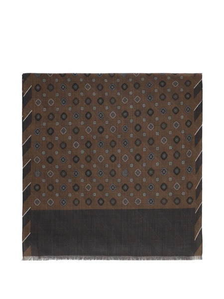  Altea Printed Scarf - Brown 