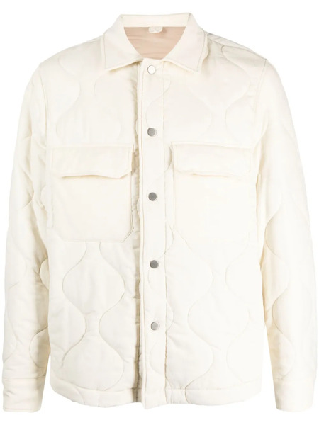  Altea Quilted Padded Shirt Jacket - Neutrals 