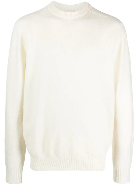  Altea Round-neck Virgin Wool Jumper - Neutrals 