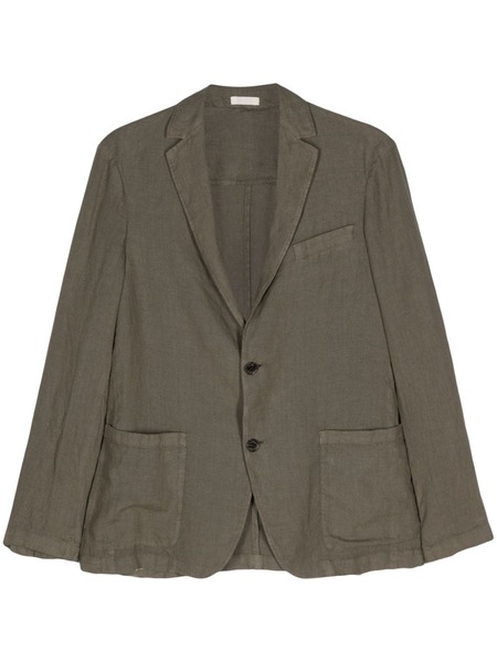 Altea Single-breasted Linen Blazer - Green 