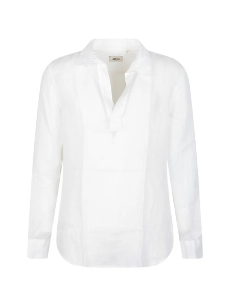 Altea V-neck Shirt - White 