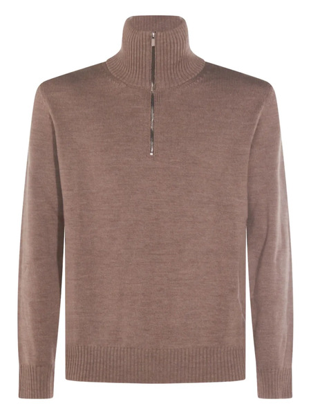  Altea Zip-fastening Sweater - Neutrals 