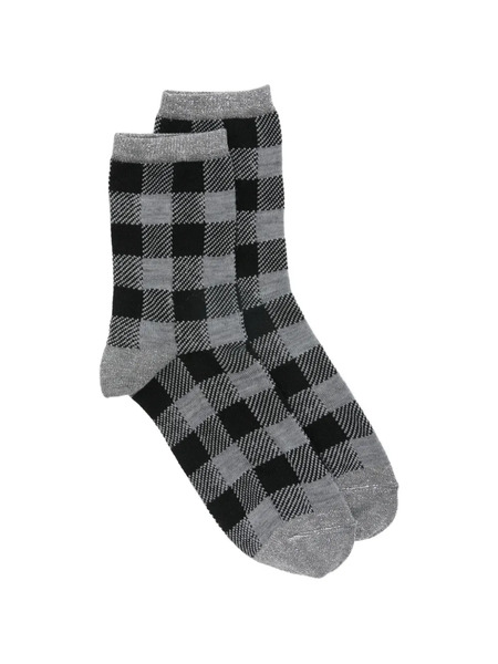 Alto Checked Socks - Grey 