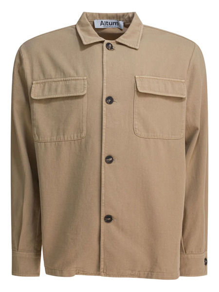  Altum Button-down Overshirt - Neutrals 