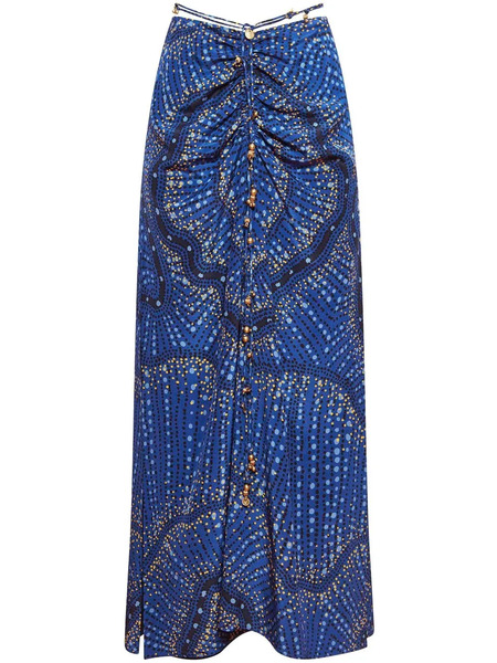  Altuzarra Graphic-print Skirt - Blue 