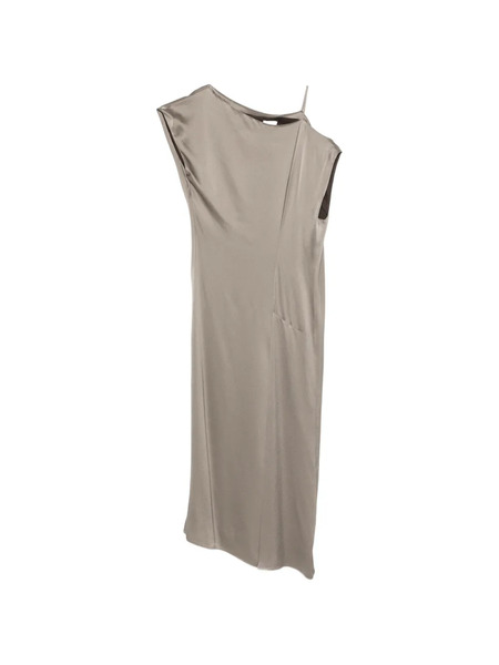  Alysi Asymmetrical Strap Dress - Grey 