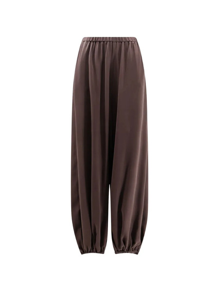  Alysi Baloon Silk Trousers - Brown 