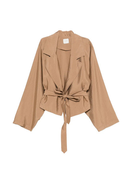  Alysi Belted Jacket - Brown 